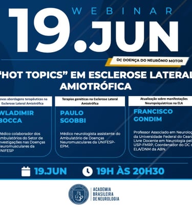 ELA; Esclerose Lateral Amiotrófica; Doença do Neurônio Motor
