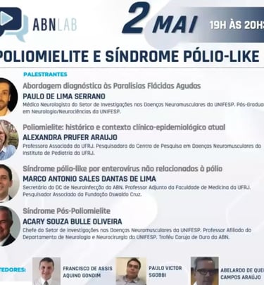 Poliomielite; Síndrome Pós-Poliomielite; Síndrome pólio-like