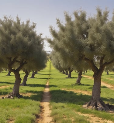 MyBiochar team advising local farmers in a lush rural setting