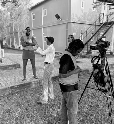 behind the scenes of a corporate documentary