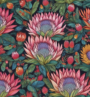 A collection of finished Heart in Africa bags displayed on a wooden table.