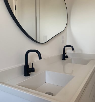 Instalação de torneiras