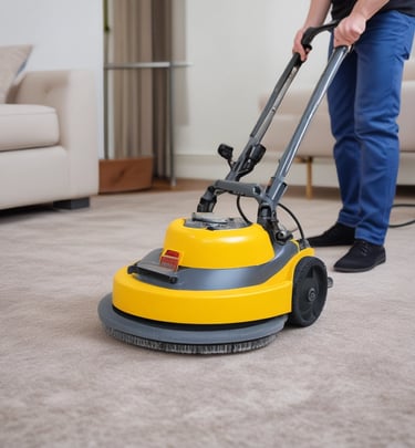 A sparkling retail shop floor freshly cleaned and polished