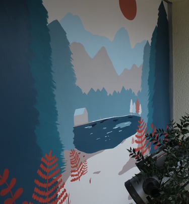 Fresque Live painting Loir-et-Cher
