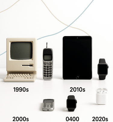 Trending gadgets since 1990s