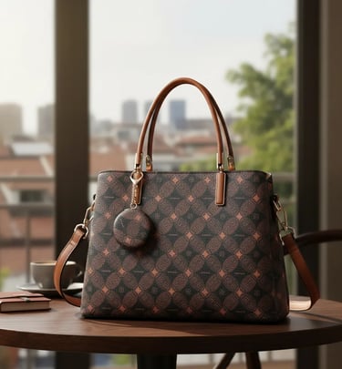 Bolsa Feminina Chenson Monograma Contemporâneo Alça Mão