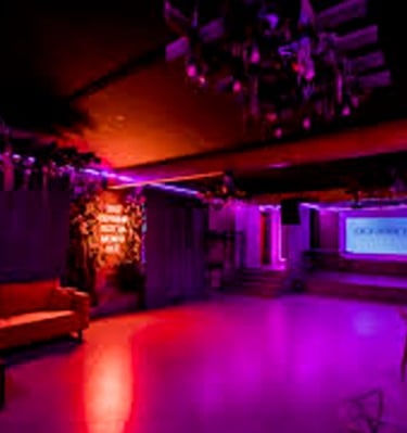 Salon de eventos decorado