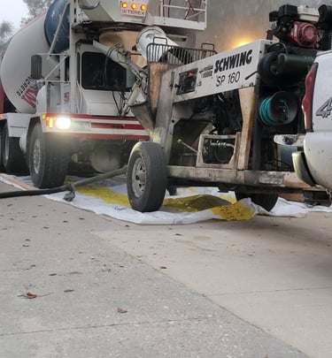 Schwing SP 160 concrete pump