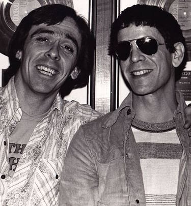 Charlie Kendall and Lou Reed.
