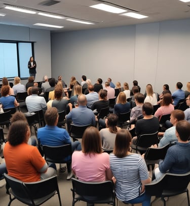 A joyful moment of community celebration.