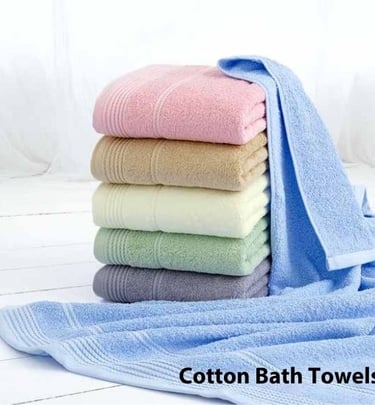 Colorful Cotton Bath Towels