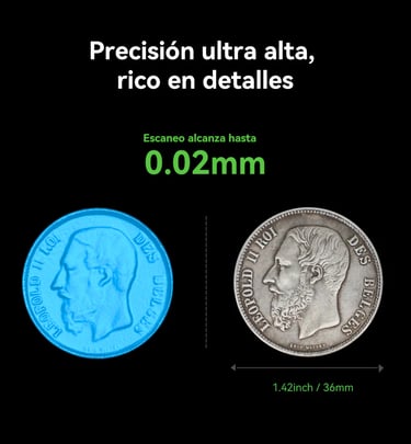 Escaneo 3d preciso de objetos pequeños en Esculturalmente.com