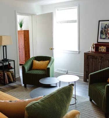 Interior photograph of LFM Ministry House