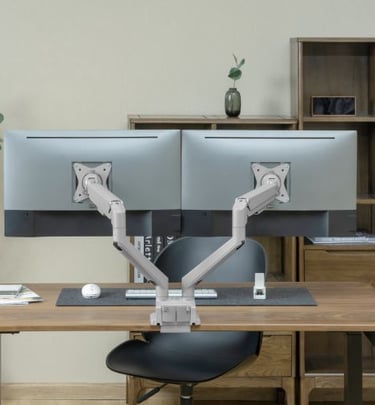 Singularity India Monitor Arms and Monitor stand supplier- dual monitor use case