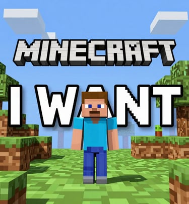 Minecraft character building in a glowing neon electric world