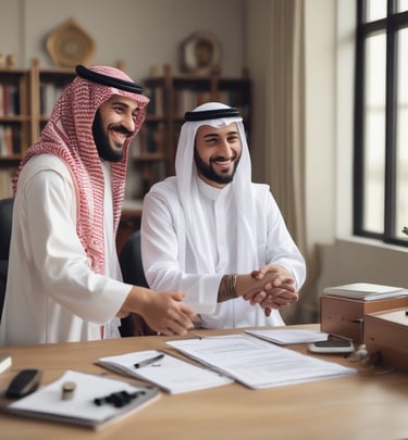 A client consultation in progress, highlighting personalized service.