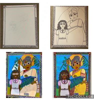 Making of 'Mother & her Princess"