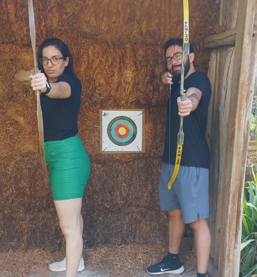 equipe Bullseye no Brincando de Robin Hood