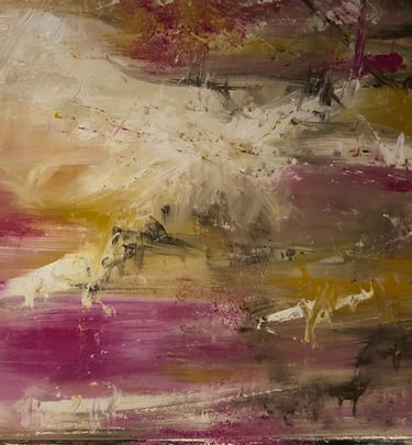 Abstrato em acrílico