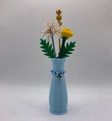 3dprint vaas bello beach door mirjam millenaar legobloem