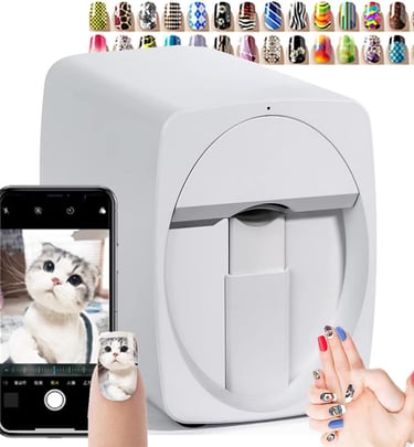 impresora de uñas, diseño personalizado