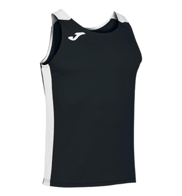 Camiseta negra y blanca valence fit mujer