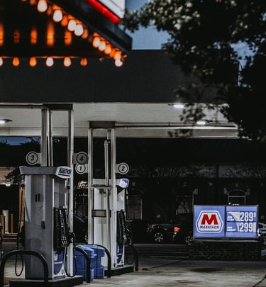 gas station