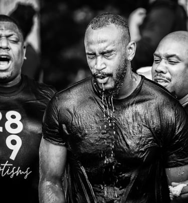 rising from baptism