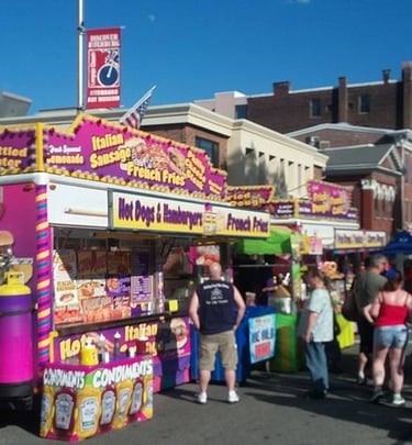 street festival sweet concession