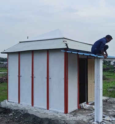 Arihant Precast hut installation