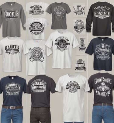 A variety of colorful branded pens and keychains arranged neatly on a white background