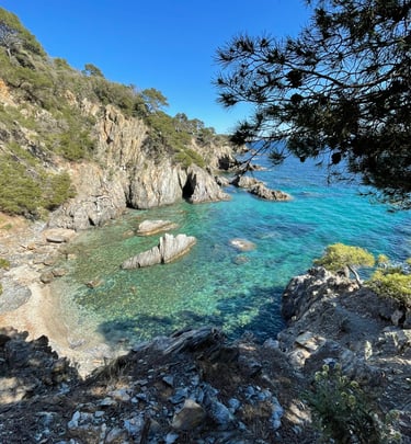Les criques de la presqu’île de giens