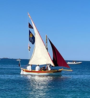 La parade des vieux gréments à Giens