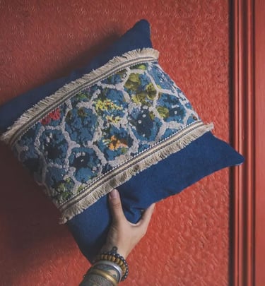 coussin 40x40 - fabrication française - modèle unique