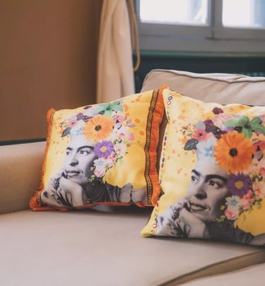 coussin frida kahlo 40x40 - queen antoinette