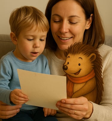 Šeima skaito Giliaus laišką