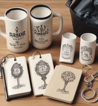 Stacks of freshly printed promotional posters ready for delivery to clients.