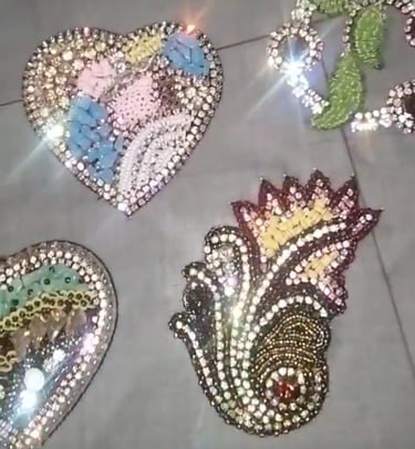 NewStyle Flux. A one-of-one luxury embroidery design featuring intricate 3D textures, crystals, and royal artistry.#OneOfOne