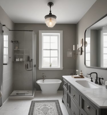 A minimalist corner nook with a comfy chair, light-colored cushions, and an uncluttered background