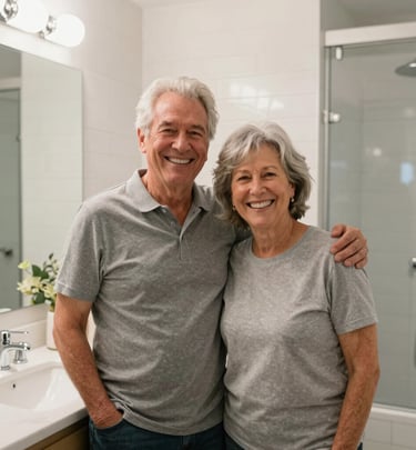 A before-and-after shot of a remodeled kitchen featuring new windows and updated drywall by B & S Home Solutions.