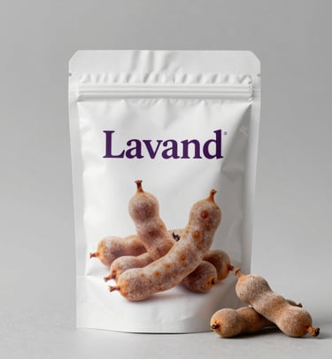 A serene landscape showing the lush fields where Lavand’s ingredients are nurtured