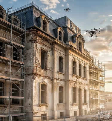 icaro drone edilizia