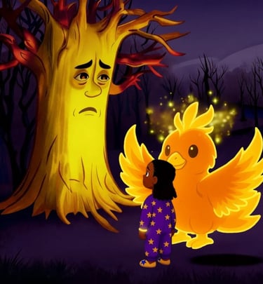 Xyla and Xenya standing in Norriewood speaking to Xoria