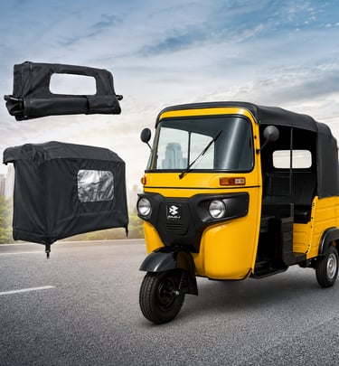 Tuk Tuk Bajaj Auto Taxi 3 Wheeler Soft Canopy Roof Top Hood Cover