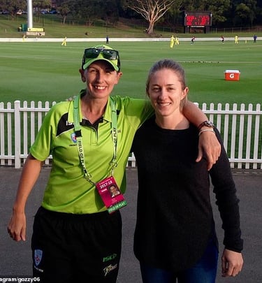 Michelle Goszko with Rachael Hayne