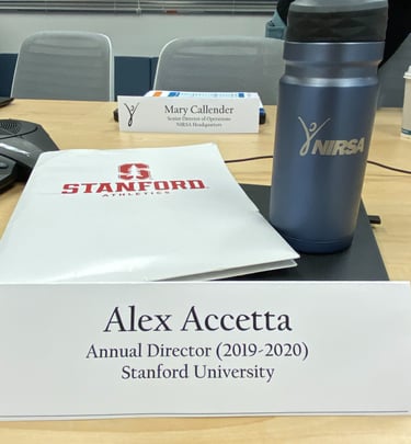 Annual NIRSA Director Namepate