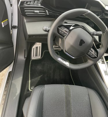 Intérieur véhicule propre