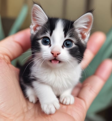 A practitioner interacting with a rabbit, demonstrating care.