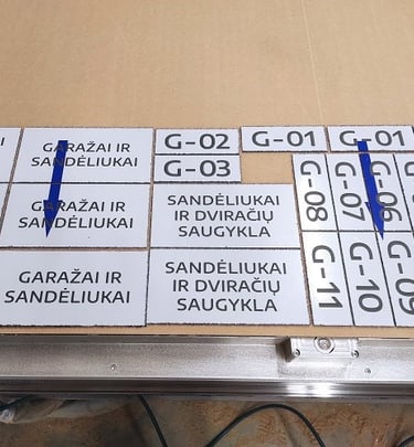 CNC Uzrasu Graviravimas Vilniuje