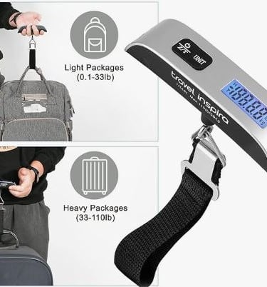 Digital Hanging Baggage Scale for Travel